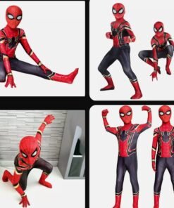 নতুন ডিজাইন স্পাইডার ম্যান ড্রেস Superhero Spiderman Cosplay Costume Bodysuit Jumpsuit For Kids Holiday Party Spiderman Dress Spiderman Costume For Kids - Spiderman DressProduct Type: Costume