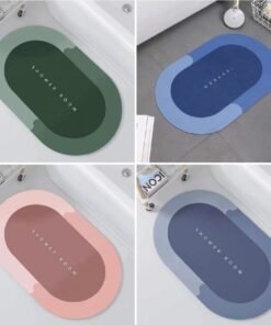High Quality Absorbency Non-Slip Bathroom Rug - Quick Dry Door Mat Carpet (|PCS) size: 60x40