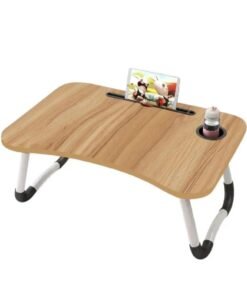 Portable Foldable Home Laptop/Notebook Stand Desk/Study Table - Laptop Stand - Black Color