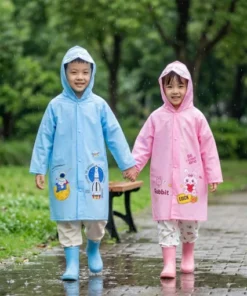 Baby Raincoat Spider-Man Barbie princess Unicorn Premium Quality প্রিমিয়াম কোয়ালিটি বাচ্চাদের রেইনকোট Student Raincoat for Kids Boys and Girls Waterproof Rain Coat for Children