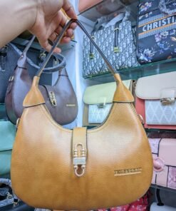 New Solid Color Crescent Moon Shape Shoulder Bag, Handbag, Crossbody Bag, Simple, Classic, Fashionable Leather Purse, Suitable For Star Style, Women, Couples Travel, Work & Office, Party, Weekend, Holiday And Tour