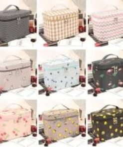 Alternative view of Cosmetic Bag Colorful Stars Women Makeup Case Travel Storage Organizer