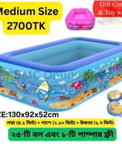 Kids Baby Children lInflatable Swimming Pool Bath Tub130cm