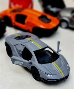 🚗 Diecast Sports Car Model – Premium Metal Toy Car with Openable Doors, Pull Back Action & Realistic Design