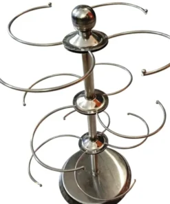 Alternative view of Organize bangles stand steel bangle organizer Rotation bracelet rack Stainless steel Churi alna Jewellery