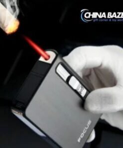 💥 Premium Quality Gas Lighter with Cigarette Case – stylish, modern এবং খুবই durable একটি smart gadget।