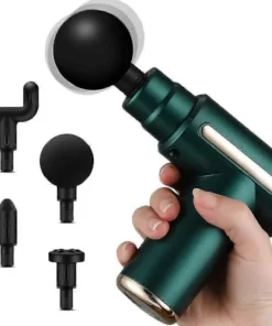 Mini Electric Massage Gun Portable Deep Tissue Massage Gun - Pain Relief USB Rechargeable Body Massager