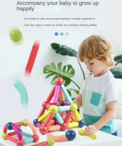 Blocks Building 42 Pieces Magnetic Blocks Toy Set Pieces for kids Educational Construction Toys to Play & Learn