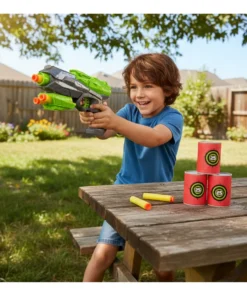 Nerf Shoot Gun Green Toy Gun