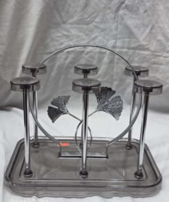 Elegant Glass Drying Stand | Stylish Metal Glass Holder