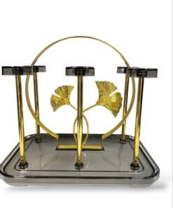 Elegant Glass Drying Stand | Stylish Metal Glass Holder