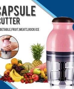 Mini Blender Food Processor – Stainless Steel 4 Blade Powerful Mixer Chopper with High Speed Motor (Juice, Meat & Vegetable Cutter)