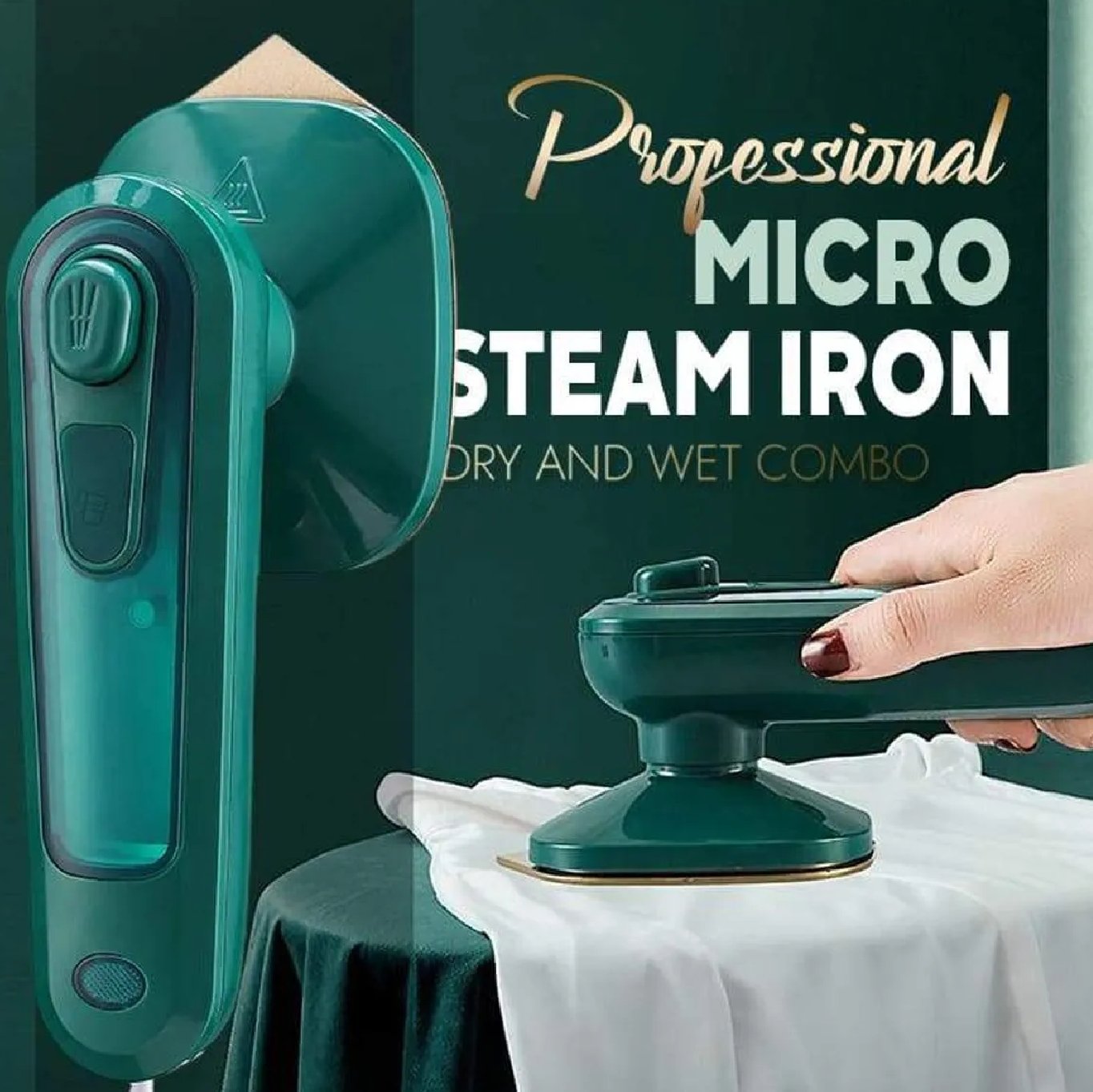 Professional Micro Steam Dry Iron Handheld Household Portable Mini lron Machine For Home Travel Business & Garment - Image 3