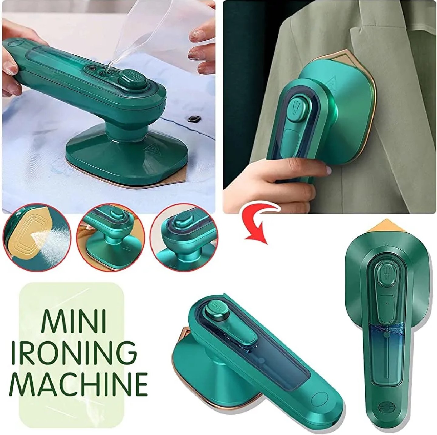 Professional Micro Steam Dry Iron Handheld Household Portable Mini lron Machine For Home Travel Business & Garment - Image 4