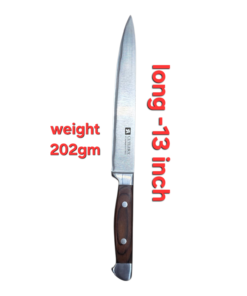 1 pcs Multipurpose Utility Kitchen Knife – Stainless Steel Blade with Ergonomic Wooden Handle