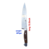 1 pcs Heavy Duty Butcher Knife – Extra Large Stainless Steel Meat Cutting Knife with Wooden Handle