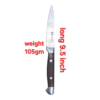 1 pcs Premium Stainless Steel Paring Knife – Small Fruit & Vegetable Cutting Knife with Wooden Handle