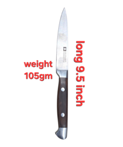 1 pcs Premium Stainless Steel Paring Knife – Small Fruit & Vegetable Cutting Knife with Wooden Handle