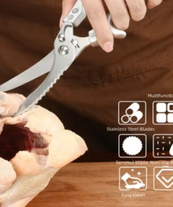 Ultra Pro Heavy Duty Kitchen Scissors – Stainless Steel Bone Cutter for Chicken, Fish & Meat | Multipurpose Sharp Cutting Tool