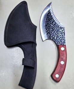 Alternative view of Heavy-duty forged meat cleaver knife designed for cutting meat, bones, fish, and kitchen tasks. Durable, sharp, and easy to handle.