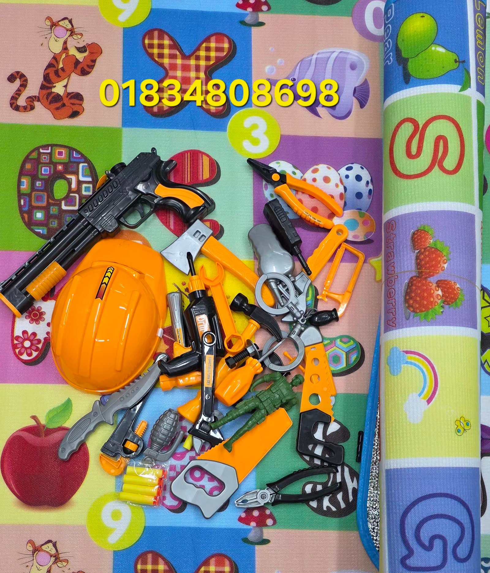 27 Pieces Kids Toy & Play Mat Combo Set