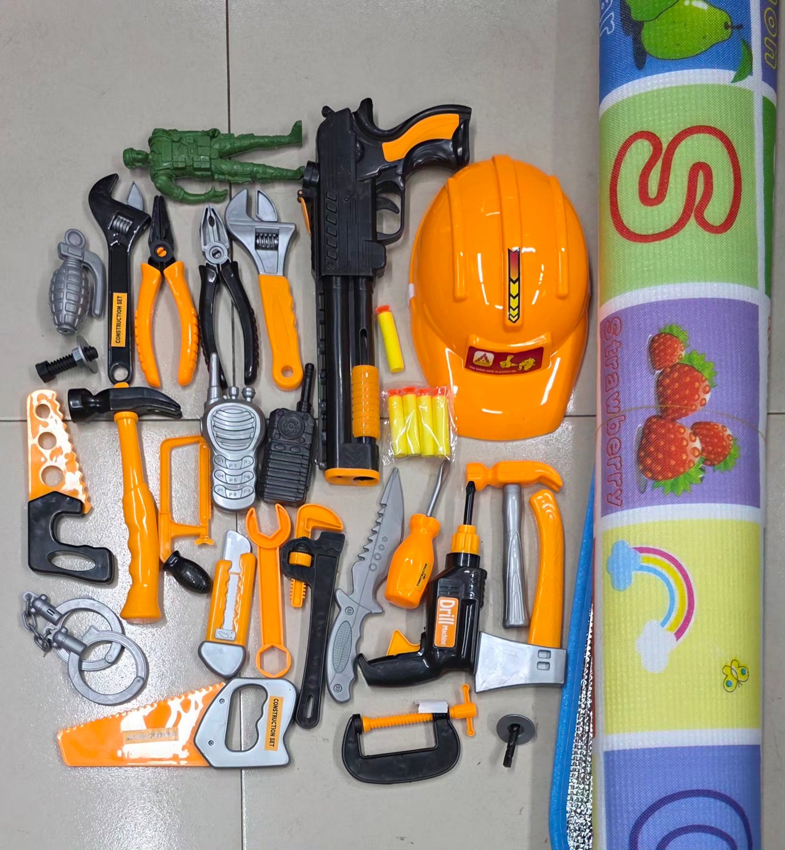 27 Pieces Kids Toy & Play Mat Combo Set - Image 2