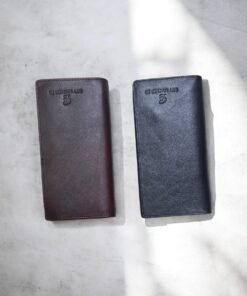 CITY LEATHER BD Premium Genuine Leather Long Wallet for Men - Black
