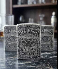 Zippo Windproof Lighter | Metal Long Lasting Jack Daniel’s Edition Pocket Lighter