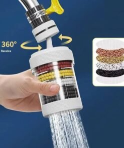 Alternative view of Faucet Anti Splash Filter 360 Degree Rotating Water Tap Filter for Kitchen and Bathroom