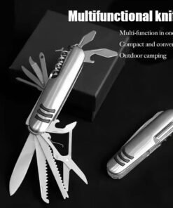 Alternative view of Multi-Utility 11-in-1 Folding Knife Tool Set