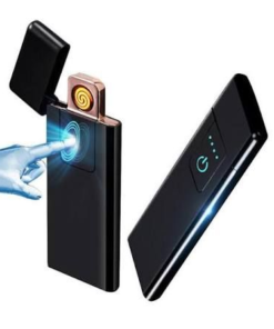Alternative view of Smart Fingerprint Sensor Lighter USB Rechargeable – Electric Windproof Touch Lighter (Flameless, Portable)