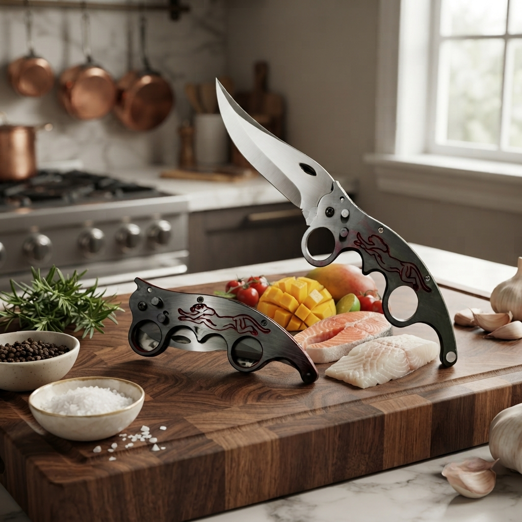 Premium Stainless Steel Kitchen Knife | Ultra Sharp Multipurpose Chef Knife