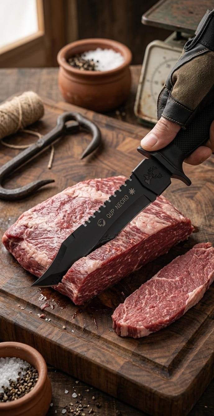 OSO NEGRO Columbia Premium Tactical Knife – মাংস কাটিং, সবজি কাটিং ও Outdoor Use এর জন্য Perfect