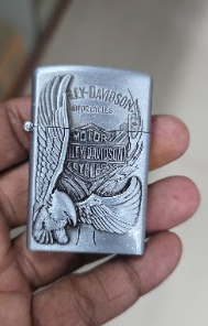 Alternative view of Eagle Harley Davidson Motor Cycles Soft Flame Butane Gas Lighter
