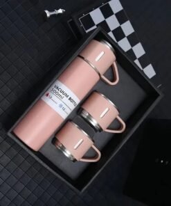 Alternative view of 500ML Stainless Steel Thermo Vacuum Flask Gift Set with Cup | Double Wall Insulated Travel Bottle