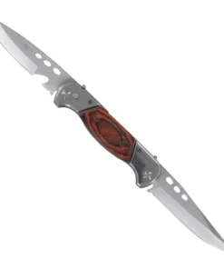 Alternative view of Dual-Blade Premium Automatic Folding Knife – Ultimate Outdoor Companion