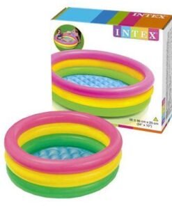 Alternative view of Intex 34 Inch Inflatable Baby Pool & Bath Tub – ফ্রি Air Pump + 25pcs Colorful Ball