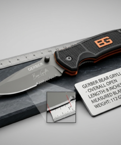 Alternative view of Gerber Bear Grylls Survival Folding Knife – 8" Open Length, 112g Lightweight Tactical Pocket Knife