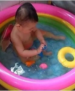 Alternative view of Intex 24 Inch Inflatable Baby Pool & Bath Tub – ফ্রি Air Pump + 25pcs Colorful Ball