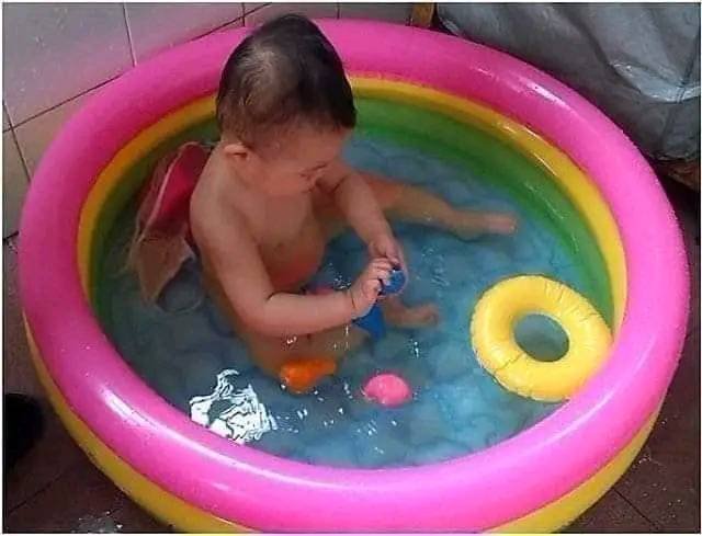 Intex 24 Inch Inflatable Baby Pool & Bath Tub – ফ্রি Air Pump + 25pcs Colorful Ball - Image 2