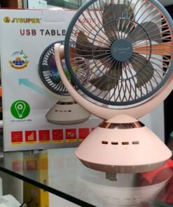 Alternative view of Joy Super JY-2570 Professional 6 Battery Rechargeable Portable Table Fan | USB & AC Charging | High Speed Cooling Fan