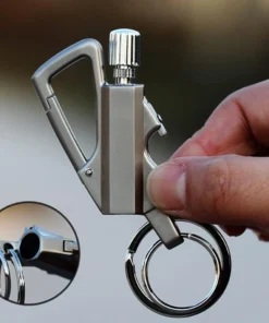 Alternative view of Ultimate EDC Multitool Keychain – 3-in-1 Carabiner Key Ring, Bottle Opener & Instant Ignition Fire Starter