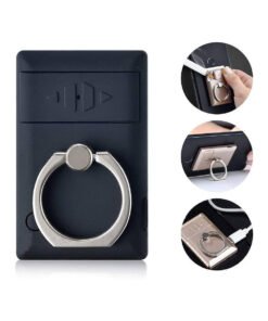 Alternative view of Multifunctional Mobile Phone Ring Holder with Built-in USB Rechargeable Electronic Lighter (3-in-1 Finger Grip, Stand & Flameless Lighter)