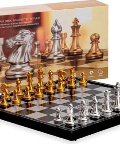 Premium Magnetic Chess Board | Folding Travel Chess Set | 9.8", 12.5" & 14.2" Sizes