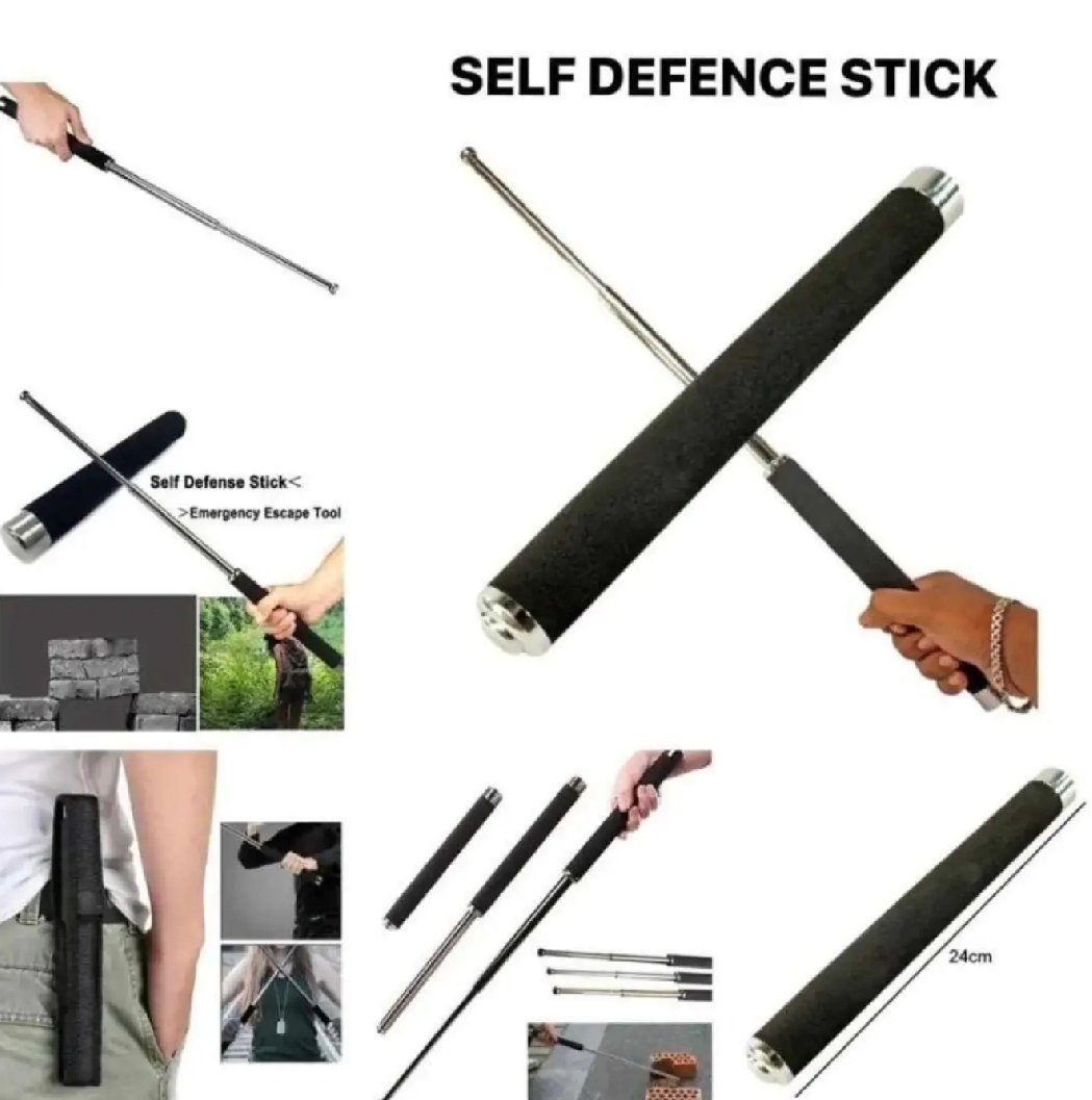 Premium 26-Inch Self-Defense Telescopic Baton | Durable Steel Security Stick - Image 3
