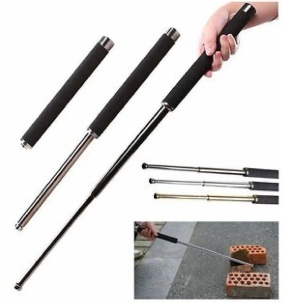 Premium 26-Inch Self-Defense Telescopic Baton | Durable Steel Security Stick - Image 2
