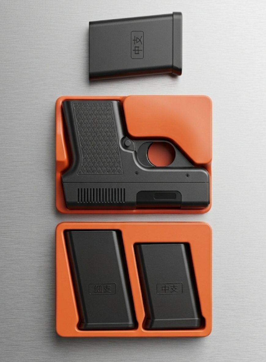 Unique Gun-Shaped Creative Lighter with 3 Replacement Cigarette Storage Cases - Image 7