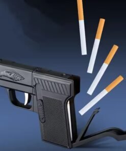 Alternative view of Eagle Design Creative Gun-Shaped Cigarette Ejector & Jet Flame Lighter