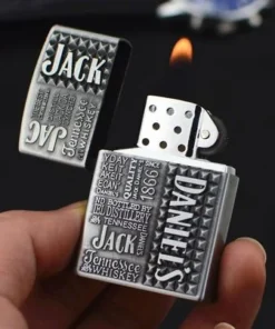 Alternative view of Zippo Windproof Lighter | Metal Long Lasting Jack Daniel’s Edition Pocket Lighter