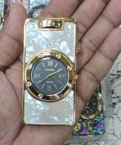 Premium Dual-Function Clock Lighter – Quartz Watch & Refillable Jet Flame Lighter - Image 8